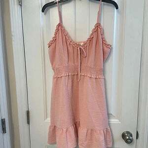 Peach Love Tunic Top size Large